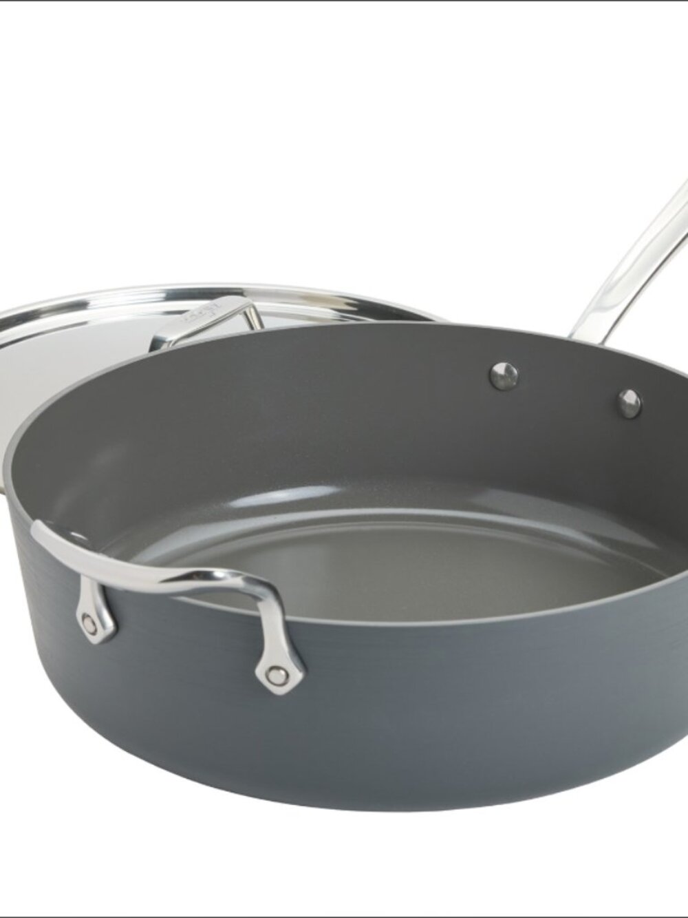 Curated Ceramic Saute Pan with Lid - 6 qt NEW WITH BOX/TAG ( ALL CLAD) - Picture 2 of 2